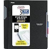 Five Star Advance Spiral Notebook + Study App, 3