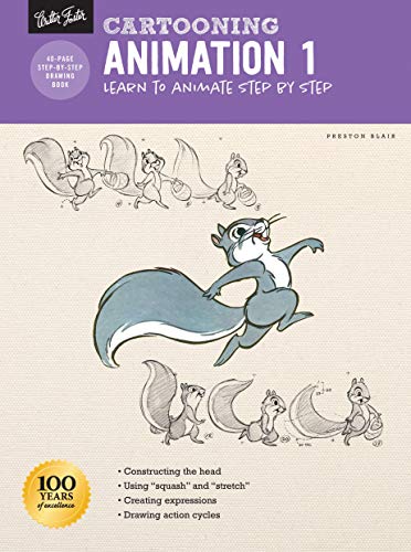 Cartooning: Animation 1 with Preston Blair: Learn to animate step by step (How to Draw & Paint) - //coolthings.us