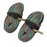 FUNANASUN 2-Pack Gun Bore Snake Rifle Shotgun Gun Cleaning Boresnake for 9mm 5.56mm .223 .22 .308 12Ga .45 .50 30-06 and Others (Choose More Calibers)