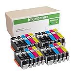 Inkjetcorner Compatible Ink Cartridges Replacement for PGI-250 XL CLI-251 XL for use with MX922 MG5520 MG5522 MG6420 MG5420 MG5422 MX722 (20 Pack)
