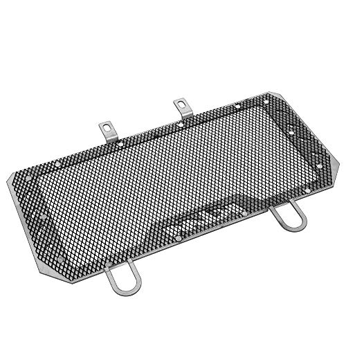 FATExpress Motorcycle Aluminum Stainless Steel Radiator Guard Grill Grille Mesh Cover Bezel Protector for 2017-2018 KTM Duke 250 390 17-18 (Black)