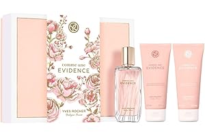 YVES ROCHER Comme Une Evidence Set | Limited Edition Gift Set | Floral Fragrance | 3-Piece set (Eau de Parfum 50 ml, Shower G