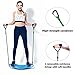 Sportneer Balance Board with 4 Resistance Bands, Wobble Fit Board for Stability Training, Twisting Exercise, Abs Arms Legs Toning, Fitness and Physical Therapy