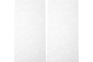 SUPVOX 2pcs Inlay Material White Mother of Pearl Shell Blanks Sheet Rectangle Inlay Material for Guitar