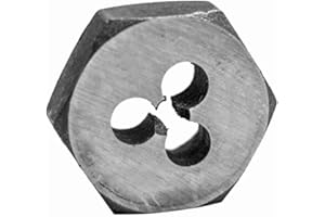 Century Drill & Tool 97608 Metric Hex Die, 6.0X1.00