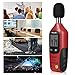 Tacklife Noise Decibel Meter, SLM01 Portable Digital Sound Level Meter Tester 30dBA~130dBA, Max/Min/Hold Mode, Large LCD Screen Display (Battery Included)