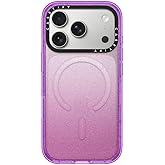 CASETiFY Impact iPhone 17 Pro Case [Slim/Compatible with Magsafe / 8.2 ft. 4X Military Grade Drop Protection] - Glitter Purple