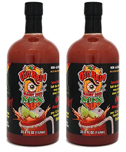 Two Pack Ojo Rojo Bloody Beer Mix Cerveza Michelada Mix 1L (Pack of 2)