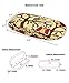 JAVOedge Beige Owl Fabric Print Eyeglass Clam Shell Style Case with Bonus Mircofiber Cleaning Cloth