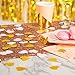 MOWO Glitter Heart Confetti Wedding Party Decor and Table Decor, 1.2’’ in Diameter (Glitter Gold,Pink,White Mix,200pc)