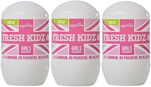 Keep it Kind Fresh Kidz Natural Roll On Deodorant 24 Hour Protection (3 Pack)
