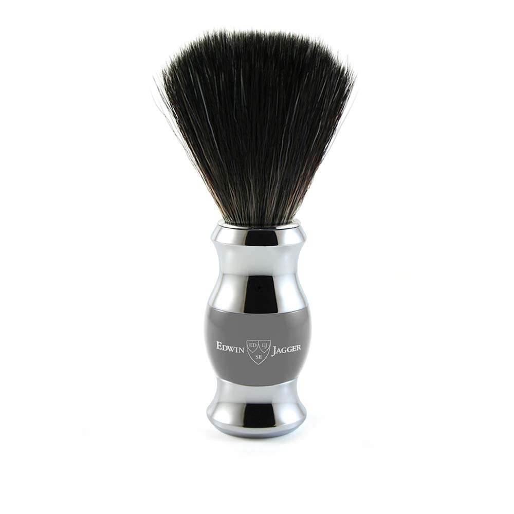 Edwin Jagger Diffusion 36 Series Synthetic Fibre Shaving Brush (Grey)