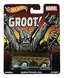 2015 HOT WHEELS POP CULTURE MARVEL GROOT SURFIN' SCHOOL BUS