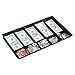 Buddy Products Coin and Bill Tray, 10 Compartments, Plastic, 9.25 x 1.625 x 15.125 Inches, Black (0533-4)
