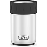 Thermos Stainless Steel Beverage Can Insulator for 12 Ounce Can, Stainless Steel