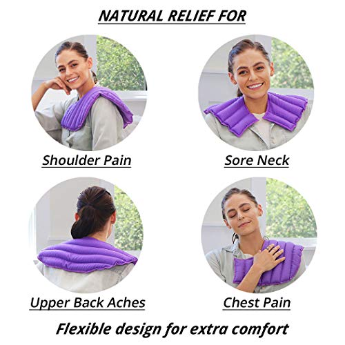 My Heating Pad Microwavable Neck and Shoulder Pad, Portable Heating Pad