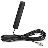 Bingfu VHF UHF Car Truck Police Scanner Adhesive Mount Antenna Vehicle Ham Radio Amateur Radio Mobile Scanner BNC Male Patch 