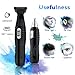 Nose Hair Trimmer Waterproof Stainless Steel Rotation Blade Extra Blade Attached Battery Operated