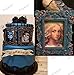 Anyana vintage Picture large baroque mirror picture Frame Photo corner scroll silicone chocolate mold cake Fondant mold for Sugar paste wedding cake decorating tools Non stick easy to use