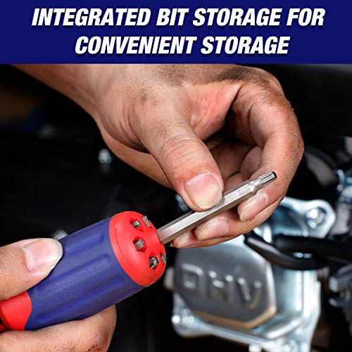 WORKPRO 12in1 Ratcheting MultiBit Screwdriver Set, Quickload