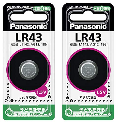 Panasonic 乾電池 ボタン電池 アルカリ LR43の商品画像