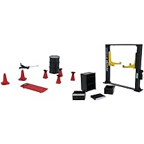 1 Set 1/64 Scale Garage Furniture Tools Diorama Model Car