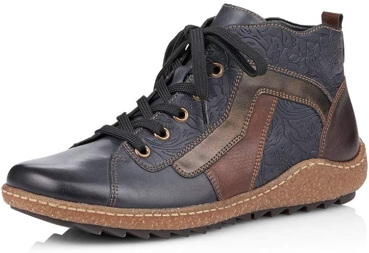 navy leather ankle boots size 5