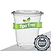 Clear Plastic Cups with Lids | 12 oz, 100 Pack | PET Cold Smoothie Cups | Iced Coffee Cups | Disposable Cups with Lids | To Go Cups