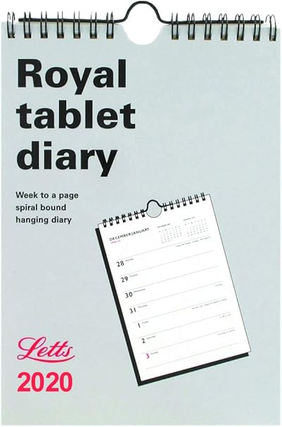 2020 Calendrier Daffaires A5 Royal Tablet Mtv Anglais