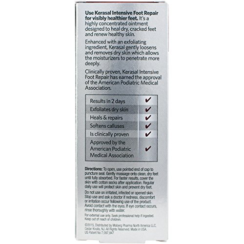KERASAL EXFOLIATING MOISTURIZING FOOT OINTMENT, 30 GRAM