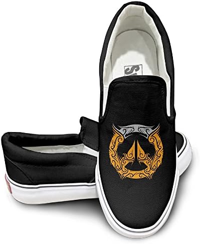 Deamoon OverWatches Activewear Unisex Flat Canvas Shoes Sneaker Black 41