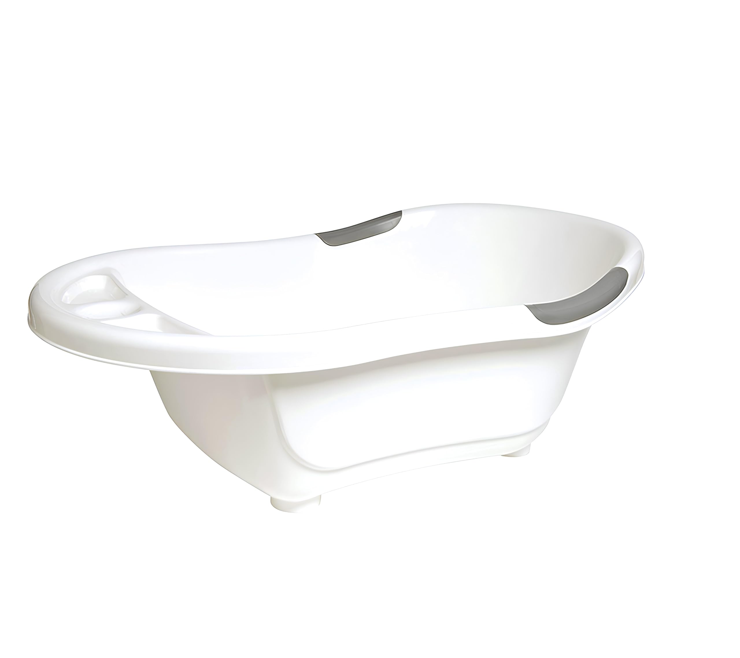 dBb Remond 306005 Translucent Bathtub with Plughole and Non-Slip Handles White