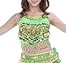 BellyLady Tribal Belly Dance Halter Banadge Bra Top with Pad-NavyBlue