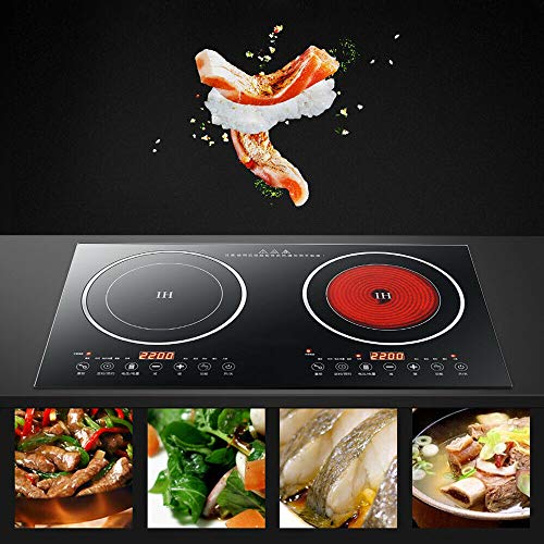 Portable Induction Cooktop 110V 8 Levels Electric Dual Induction