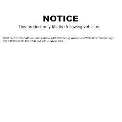 Front Wheel Bearing And Hub Assembly Pair For Ford