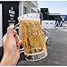 Tricky Beer Mug used by internet celebrities creative double interlayer environmental protection plastic material