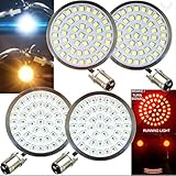 Eagle Lights LED Generation II Turn Signals (Front (1157) and Rear (1157) LED Turn Signal Kit, Add Smoked Lenses)