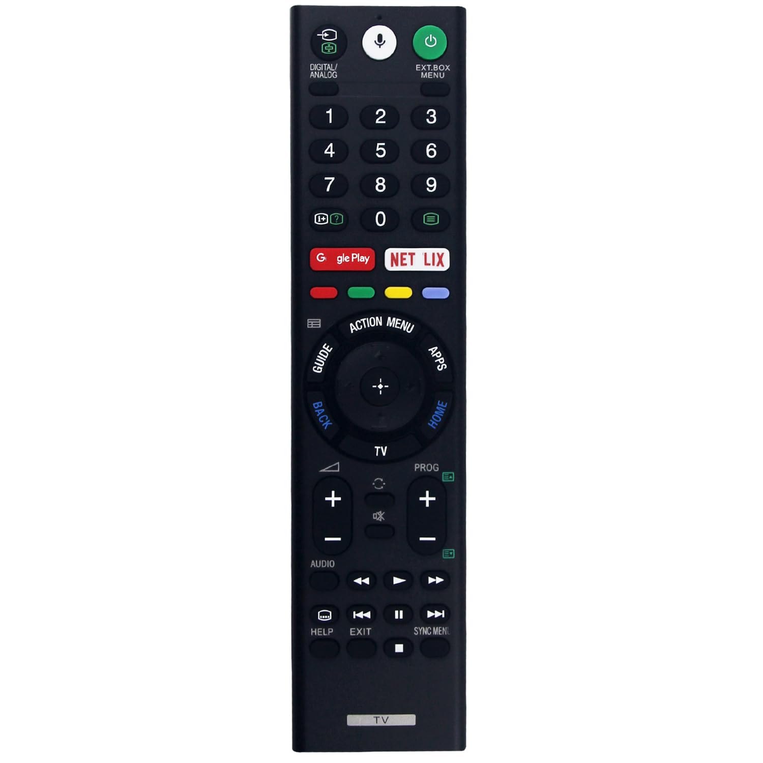 RMF-TX310P Voice Remote Replacement for Sony TV KD-55A8G KD-65A8G KD-75X8000G KD-65X8000G KD-55X8000G KD-49X8000G KD-43X8000G KD-65X8077G KD-55X8077G KD-65X7500F KD-55X7500F KD-49X7500F KD-43X7500F
