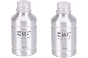 BIPEE 2pcs 50ML Portable Alcohol Burner Metal Lamp Aluminum Alloy Mini Burner (2)