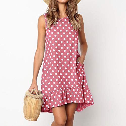 4 Sharemen+Casual+Flounce+Sleeveless+Pocket