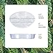 The Blooming Jungle 9 Inch Plant Saucer - Pack of 5 - Plant Trays for Indoors with No Holes - Protect Floors and Furniture