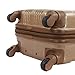 Travelers Club Polaris Hardside Metallic Spinner Luggage, Copper, Carry-On 20-Inch