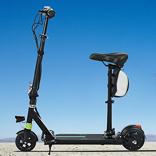 Kaluo 220lbs 15km/h Foldable Electric Scooter with Adjustable Seat, 52AH/24V High-End Battery E-Scooter for Adults and Teens