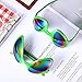 Bememo 12 Pieces Alien Glasses Cool Alien Sunglasses Green Plastic Party Sunglasses Party Favors for Adults and Kids