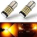 Antline Newest 1157 LED Bulb Amber Yellow (2 Pack), 9-30V Super Bright 1600 Lumens 2057 2357 7528 1157NA 52-SMD LED Lamps with Projector for Replacement, Work as Turn Signal Blinker Lights