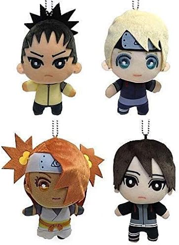 Amazon 全4種セット Boruto ボルト Naruto Next Generations ともぬい Vol 3 ナルト マスコットぬいぐるみ サイ シカダイ チョウチョウ イノジン おもちゃ おもちゃ