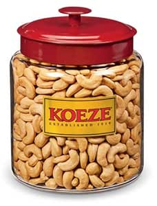 Amazon.com : Koeze Colossal Cashews - 4.25 lb. Celebration Party Jar