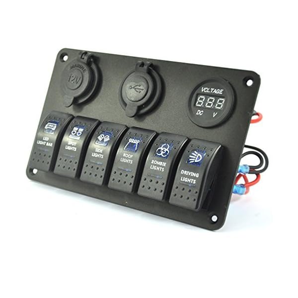 QUWEI-Generic-MarineBoat-Car-6-Gang-Switch-Panel-with-Light-5-Pin-OnOff-Rocker-Switch QUWEI-Generic-MarineBoat-Car-6-Gang-Switch-Panel-with-Light-5-Pin-OnOff-Rocker-Switch