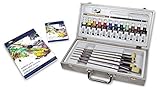 Royal & Langnickel Zen 26 Piece Acrylic Painting Artist Carry Case Box Set by Royal & Langnickel
