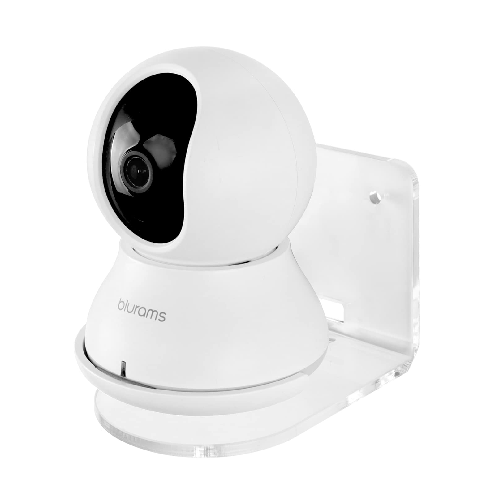 HOLACA Acrylic Wall Mount for Blurams Security Camera Indoor 2K, Stand Holder Bracket Accessories Compatible with Blurams Pet Camera WiFi Home Camera (NOT Included Camera, Pack of 1)